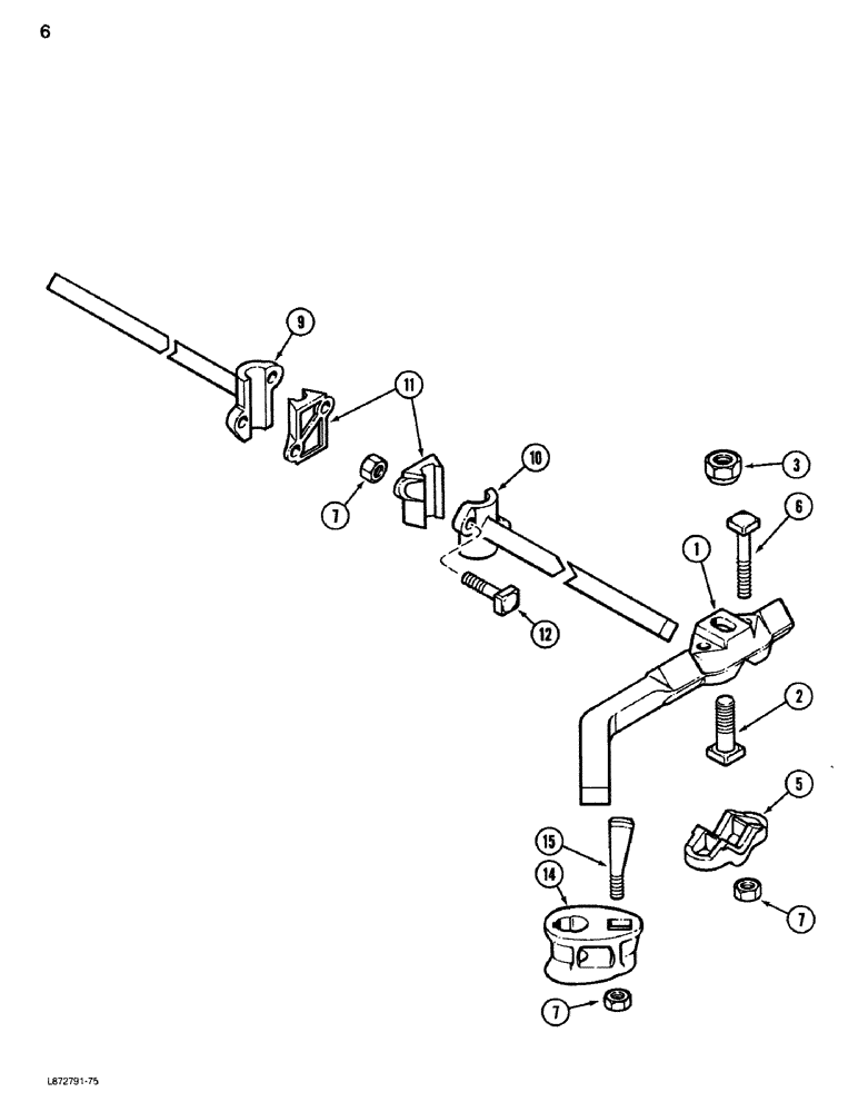 Схема запчастей Case IH 265 - (06) - FRONT TOOL BARS AND EXTENSIONS, 416 STYLE 