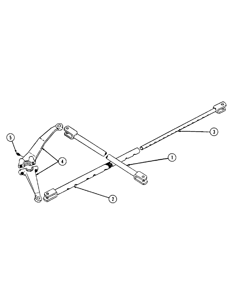 Схема запчастей Case IH 310 - (9-040) - FRONT FURROW WHEEL STEERING (09) - CHASSIS/ATTACHMENTS