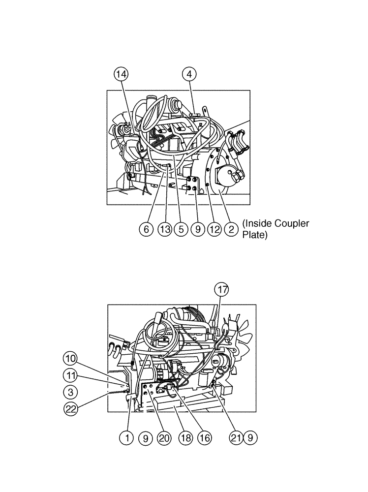 Схема запчастей Case IH PATRIOT WT - (03-001[02]) - ENGINE (01) - ENGINE