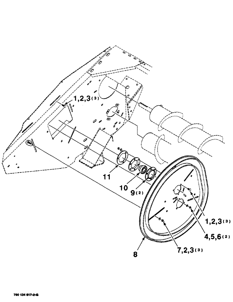 Схема запчастей Case IH SC416 - (2-04) - CAM TRACK AND MOUNTING ASSEMBLY (09) - CHASSIS