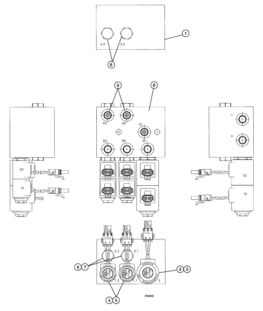 Схема запчастей Case IH SPX4260 - (188) - 3 BANK AXLE TRACK ASSEMBLY (35) - HYDRAULIC SYSTEMS