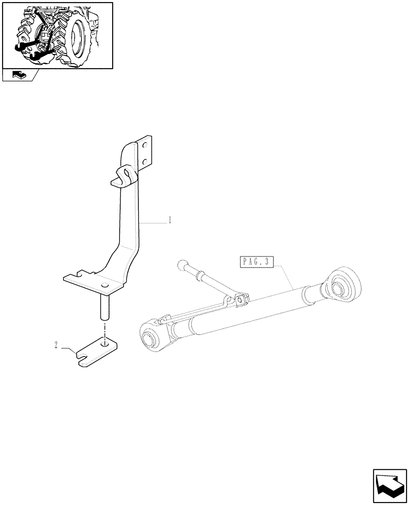 Схема запчастей Case IH FARMALL 65C - (1.89.6[04]) - IMPLEMENT CARRIER (09) - IMPLEMENT LIFT