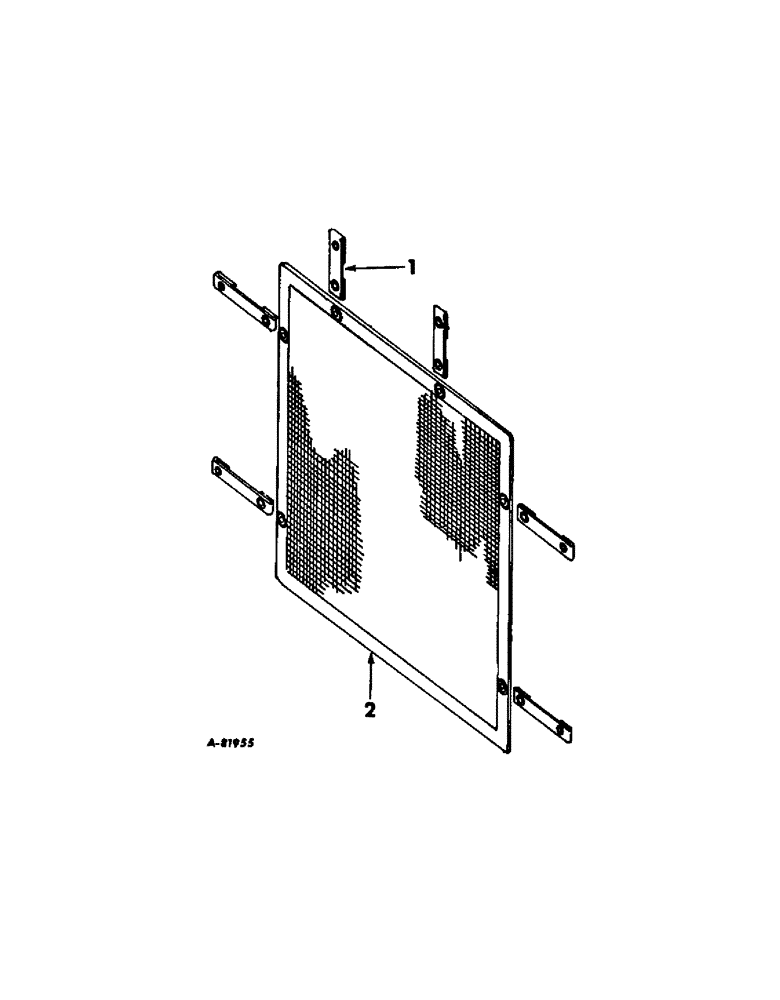 Схема запчастей Case IH 664 - (06-03[1]) - RADIATOR AUXILIARY SCREEN Cooling