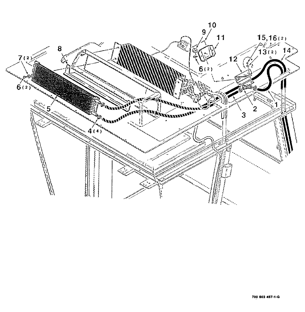 Схема запчастей Case IH 8840 - (09-010) - HEATER KIT (50) - CAB CLIMATE CONTROL