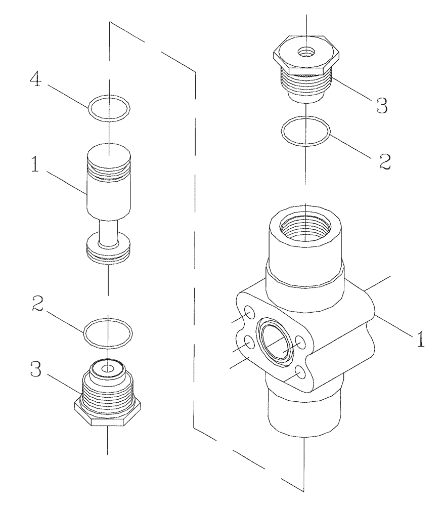 Схема запчастей Case IH 7700 - (B05[18]) - HYDRAULIC SHUTTLE VALVE Hydraulic Components & Circuits