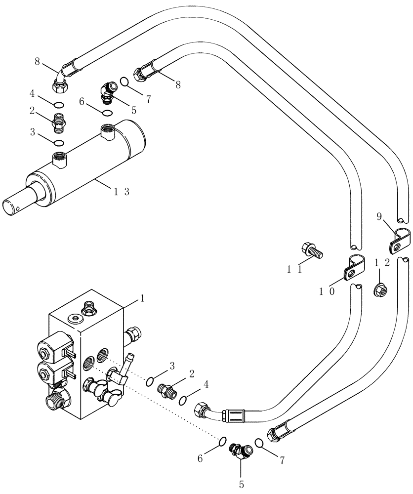 Схема запчастей Case IH 2388 - (08-26) - HYDRAULICS - SEPARATOR CLUTCH (07) - HYDRAULICS