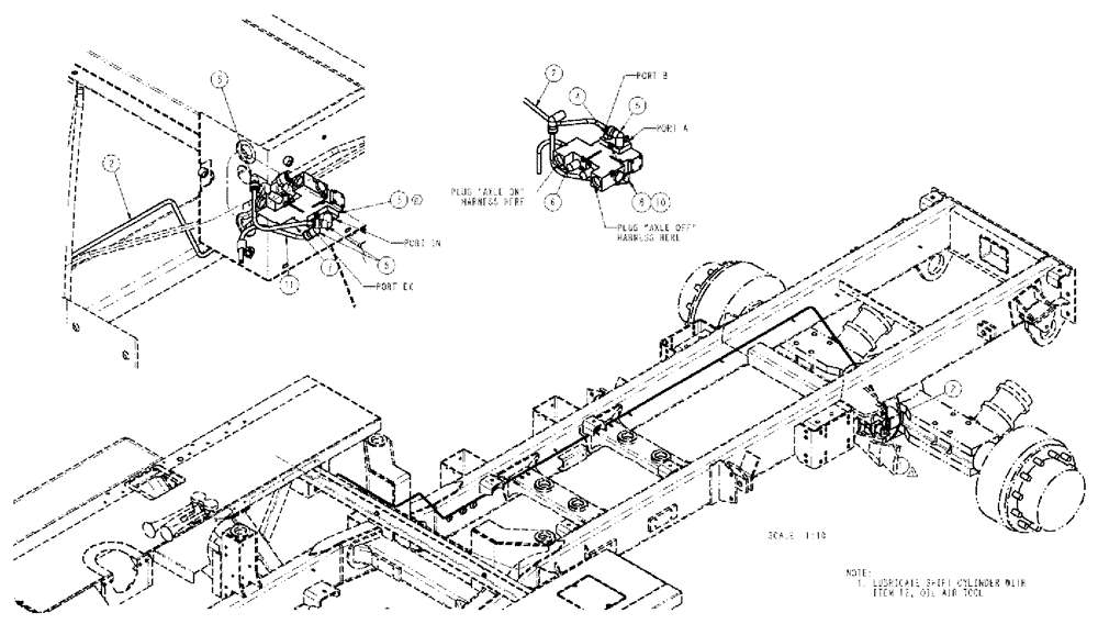 Схема запчастей Case IH TITAN 4520 - (07-012) - SHIFT GROUP, 2-SPEED, AIR "SERIAL # 6700 AND LATER" Pneumatics