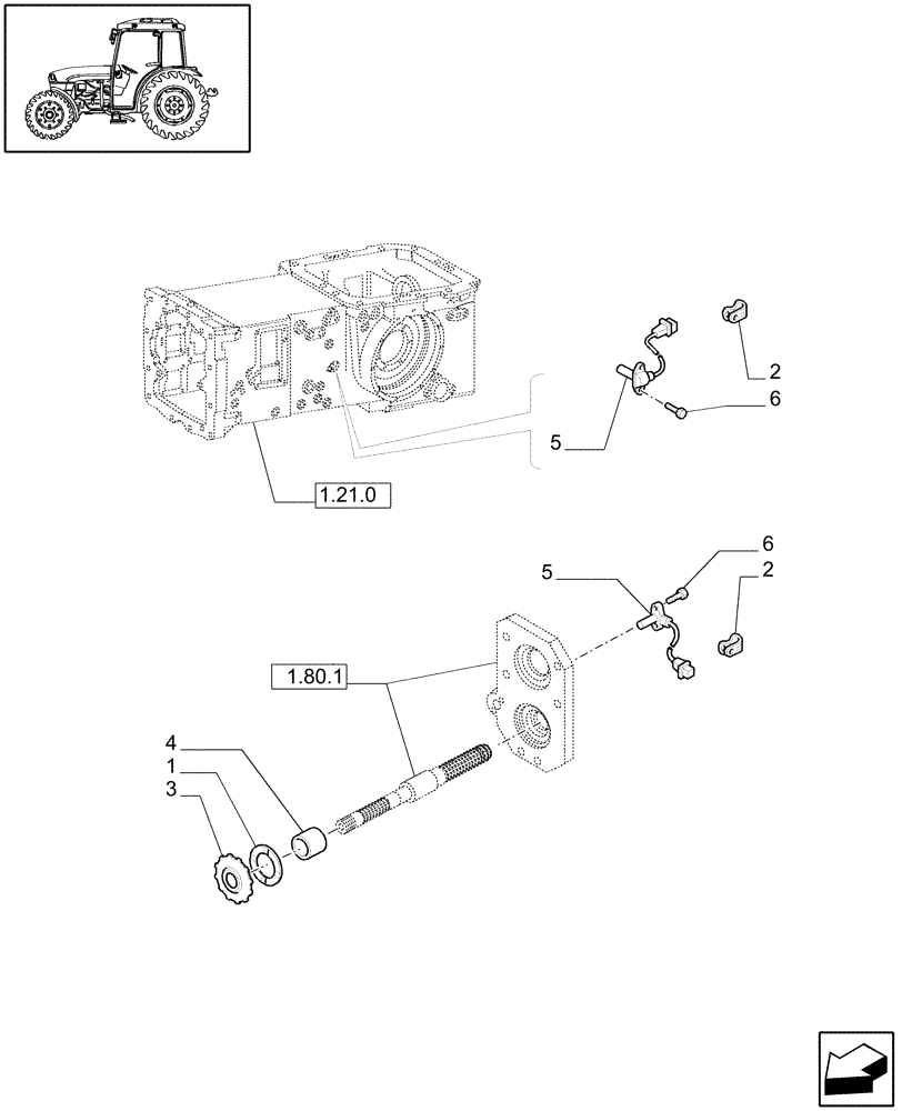 Схема запчастей Case IH JX1095C - (1.80.1/05) - (VAR.745) DIGITAL INSTRUMENT CLUSTER - ELECTRIC WIRES (07) - HYDRAULIC SYSTEM