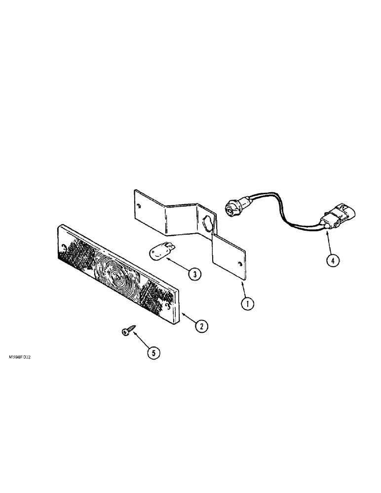 Схема запчастей Case IH 9380 - (4-50[1]) - LAMPS, TAIL LAMP ASSEMBLY (04) - ELECTRICAL SYSTEMS