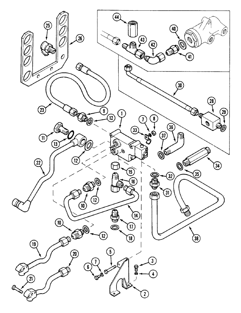 Схема запчастей Case IH 1594 - (7-256) - TRAILER BRAKES - FACTORY INSTALLATION (07) - BRAKES