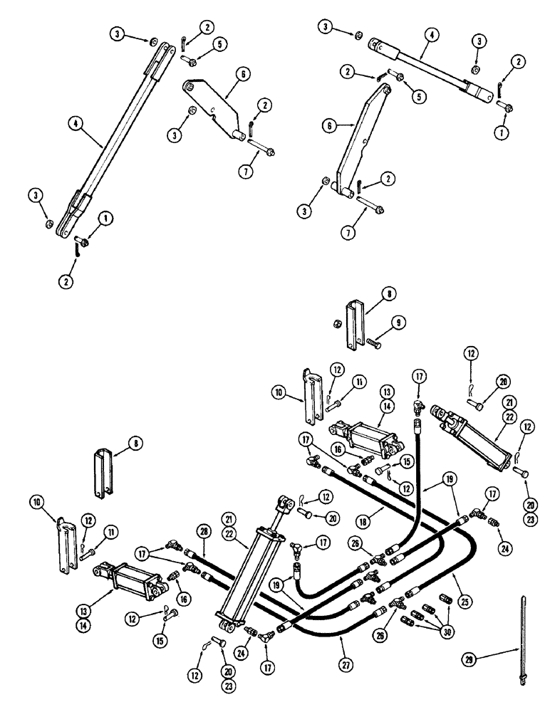 Схема запчастей Case IH DOT 31 - (22) - LIFT ASSEMBLY 