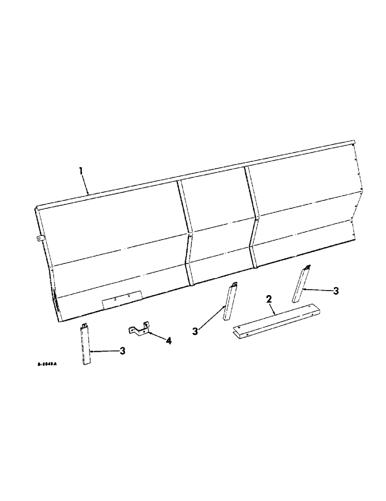 Схема запчастей Case IH VARIOUS - (C-38) - SIDE PANELS AND TIE BARS 