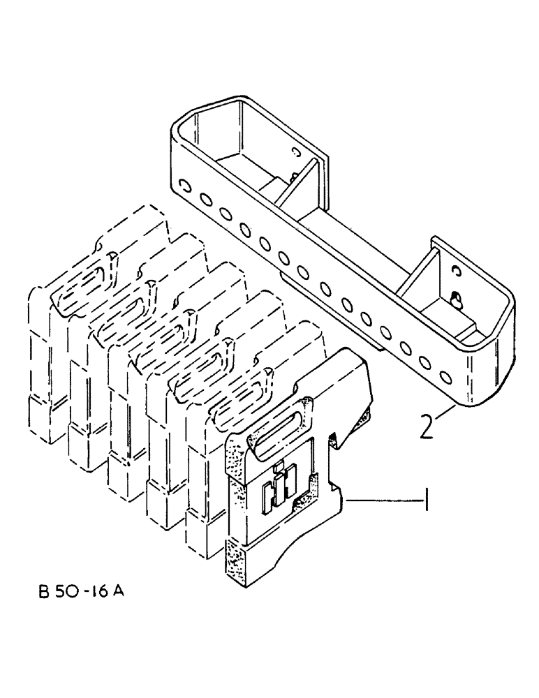 Схема запчастей Case IH 784 - (09-022) - FRONT END WEIGHTS (12) - FRAME