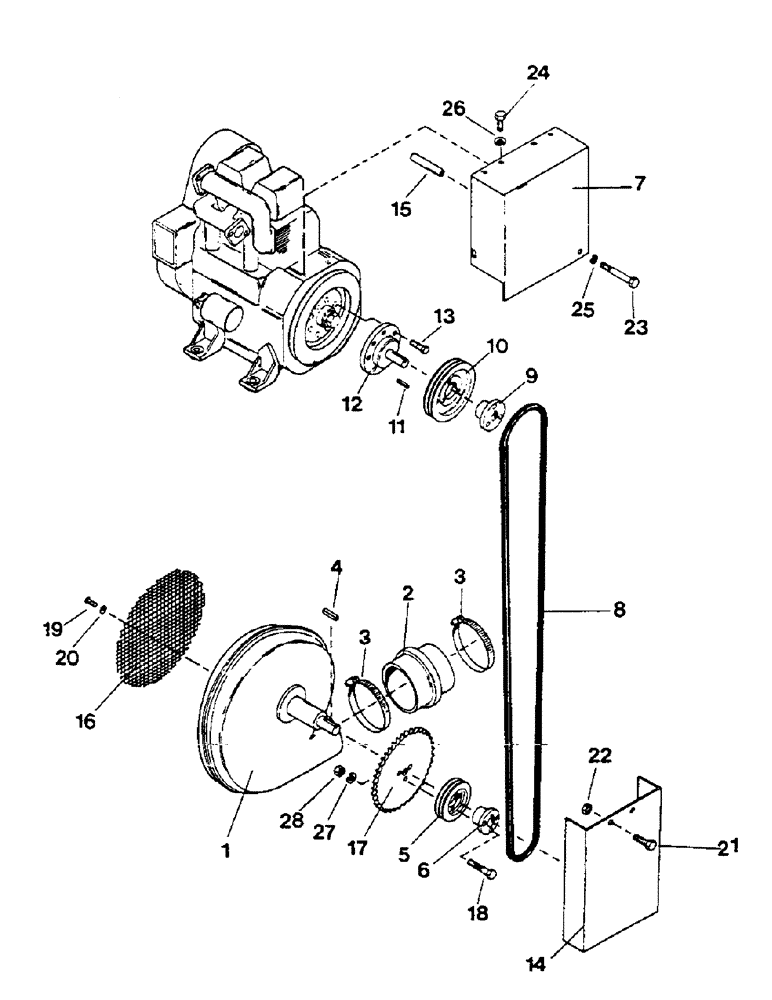 Схема запчастей Case IH 1802 - (50) - BLOWER MOUNTING GROUP, MODEL AS1502 