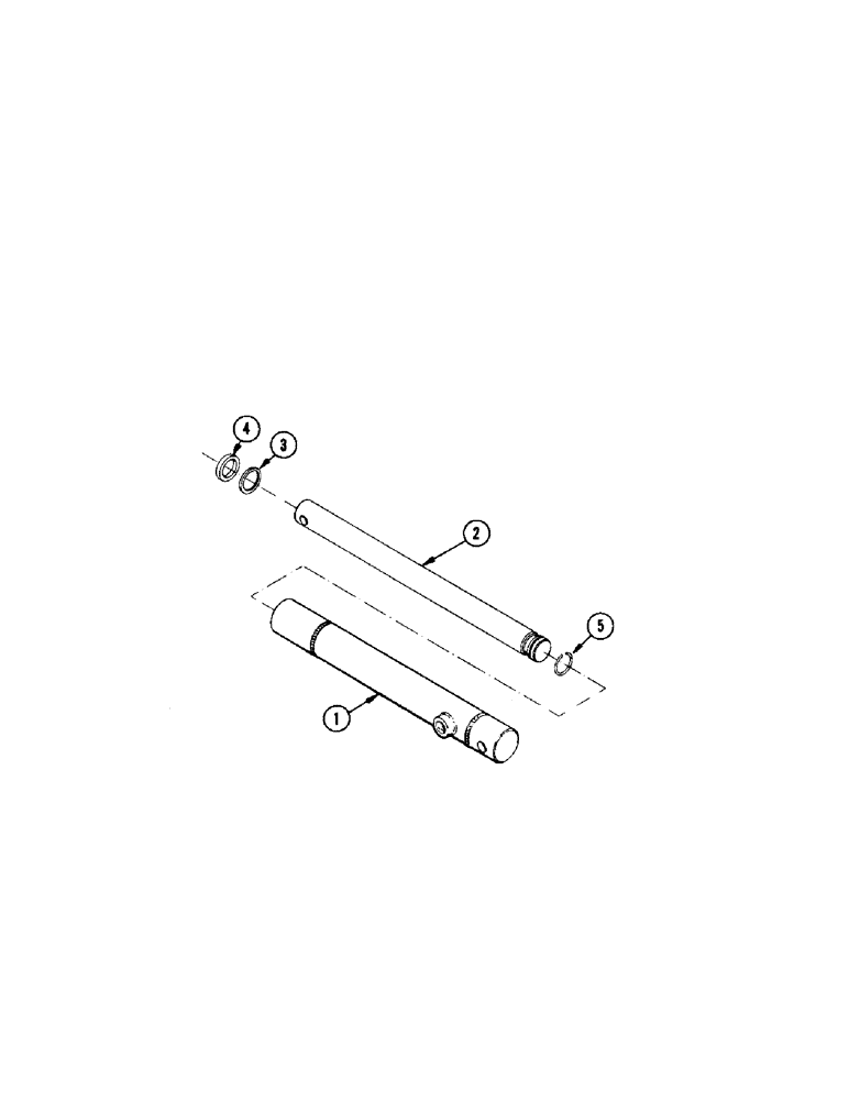 Схема запчастей Case IH 1075 - (010[A]) - F37097 LIFT CYLINDER, AUGER HEADER (35) - HYDRAULIC SYSTEMS