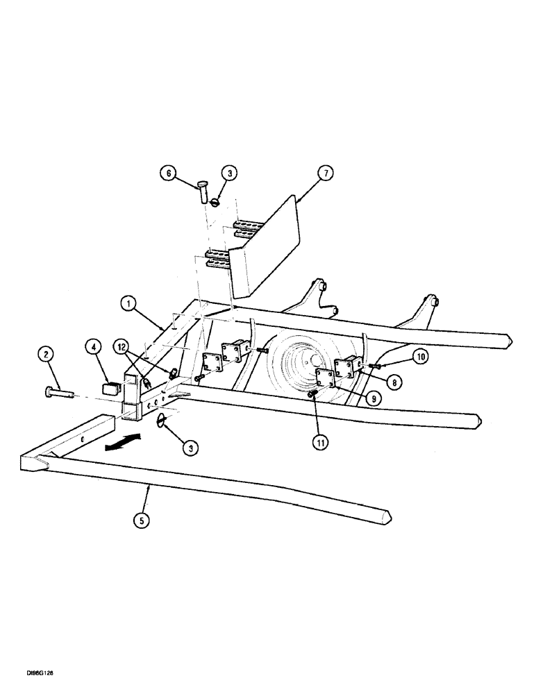 Схема запчастей Case IH 8640 - (2-82) - LIFT ARM, 8640 