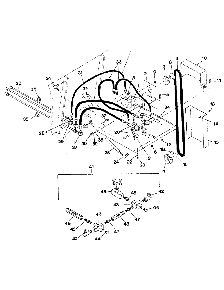 Схема запчастей Case IH AS1502 - (64) - HYDRAULIC MOTOR ASSEMBLY, CLOSED (35) - HYDRAULIC SYSTEMS