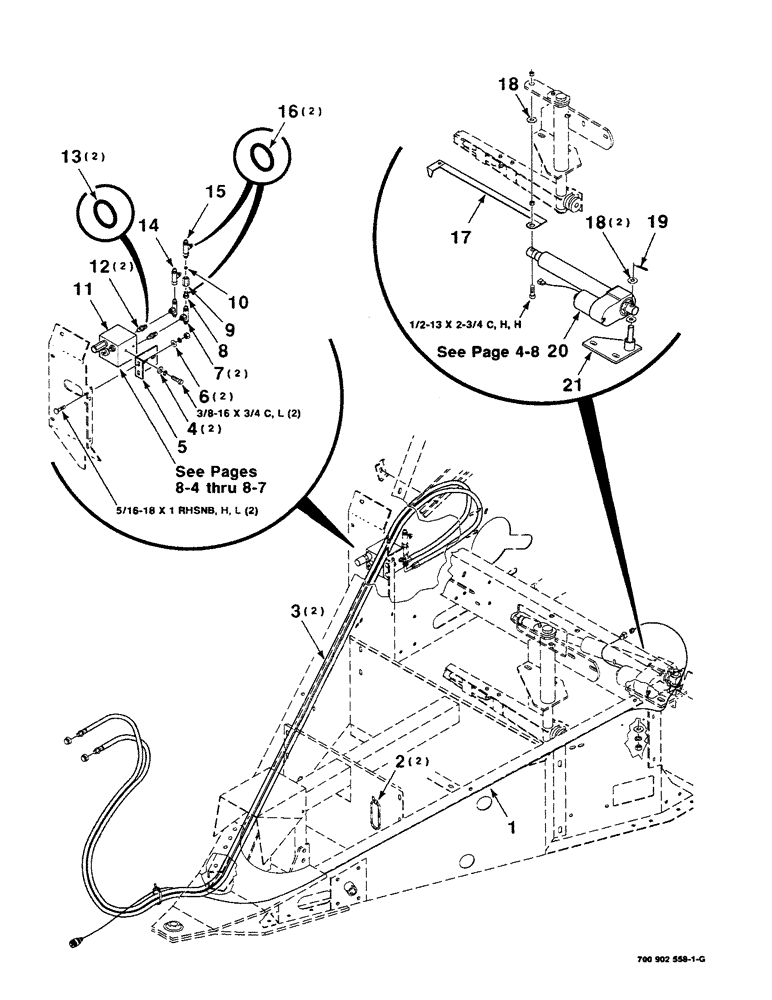 Схема запчастей Case IH 8430 - (4-06) - ELECTRIC THREADER ASSEMBLY (06) - ELECTRICAL