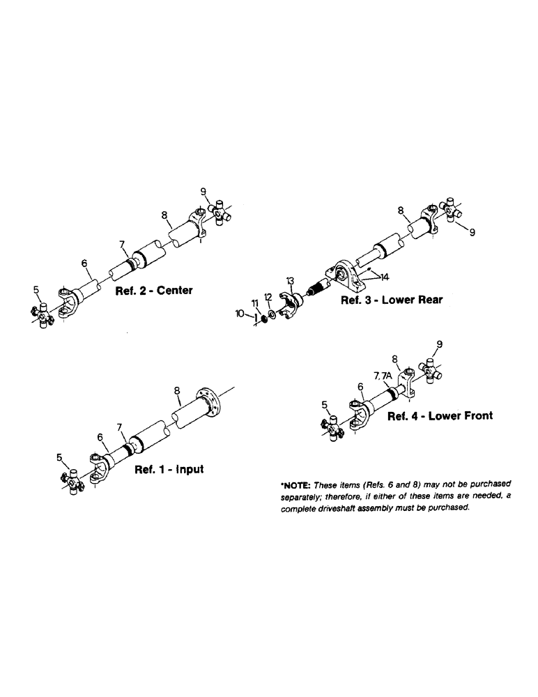 Схема запчастей Case IH STEIGER - (04-32) - DRIVESHAFTS (04) - Drive Train