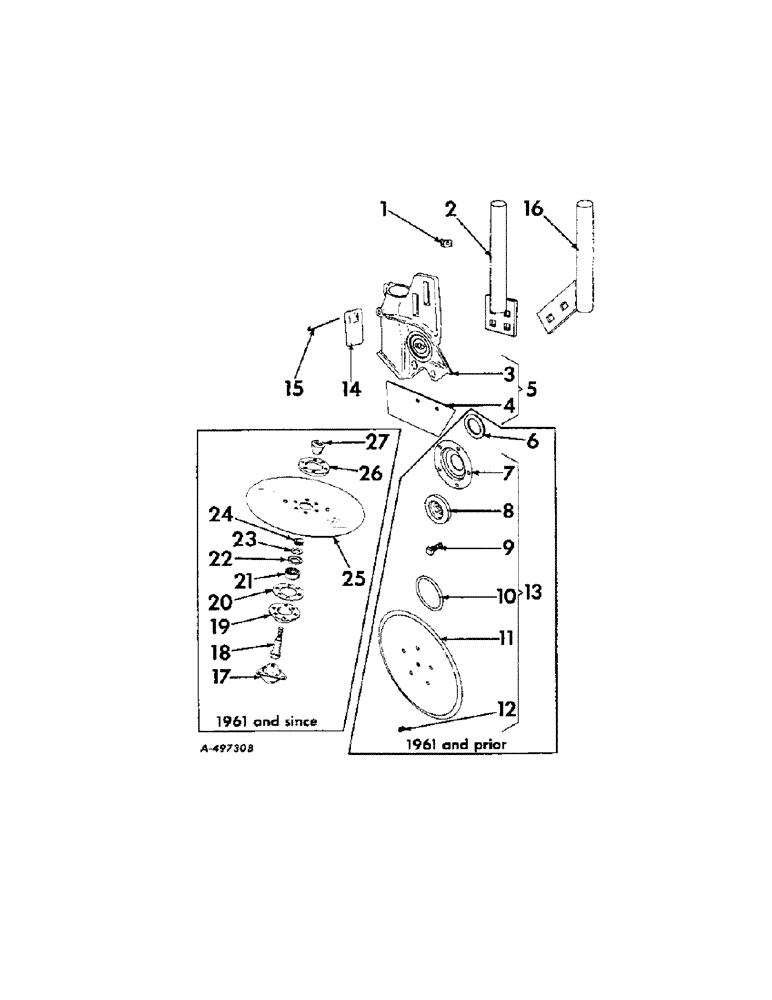 Схема запчастей Case IH 222 - (X-11[A]) - DISK APPLICATOR 