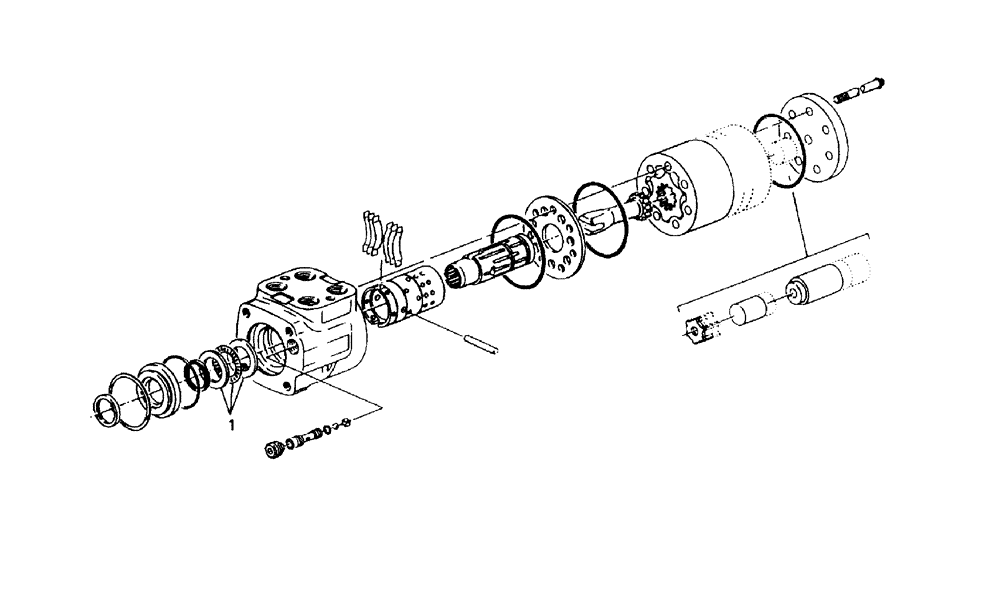 Схема запчастей Case IH 7700 - (B03.09[01]) - Hydraulic Motor {Orbital Char-lynn: 22.6 cu.in.} (35) - HYDRAULIC SYSTEMS