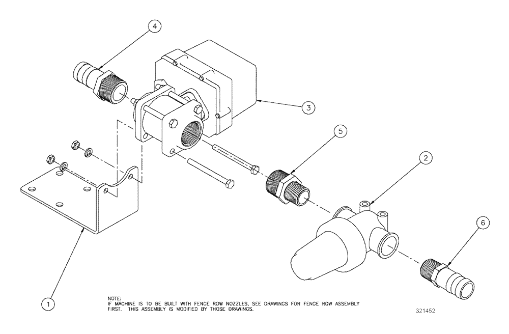 Схема запчастей Case IH SPX3200 - (09-019) - VALVE PLUMBING GROUP, 80 & 90 OUTER (5 & 6 SEC) Liquid Plumbing