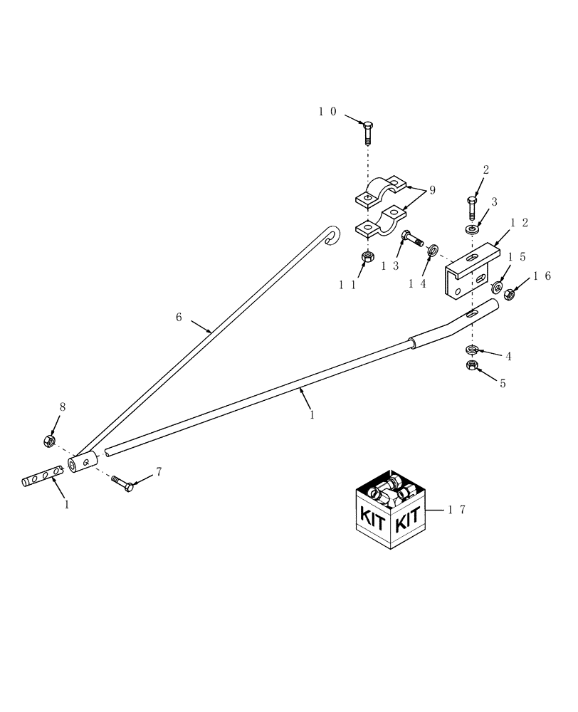 Схема запчастей Case IH HDX121 - (021) - DIVIDER BUNDLE (58) - ATTACHMENTS/HEADERS