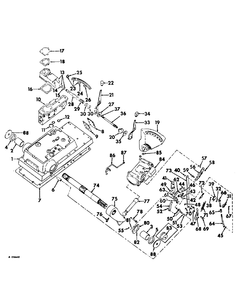 Схема запчастей Case IH 2826 - (10-26) - HYDRAULICS, DRAFT CONTROL, FARMALL TRACTORS W/ S/N 13354 & BELOW, INTL TRACTORS W/S/N 7664 & BELOW (07) - HYDRAULICS