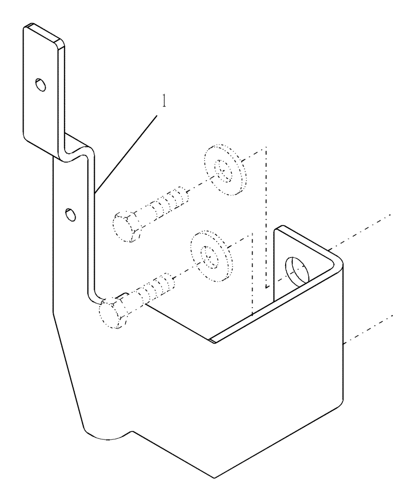 Схема запчастей Case IH DX40 - (07.17) - TUBE SUPPORT BRACKET FOR MID-MOUNT TUBE KIT LESS LOADER & TOWER. (07) - HYDRAULIC SYSTEM