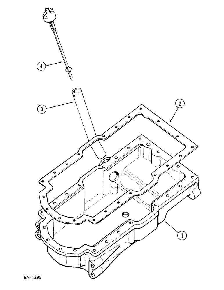 Схема запчастей Case IH 248 - (2-098) - CYLINDER BLOCK OIL PAN, 258, 585 (02) - ENGINE