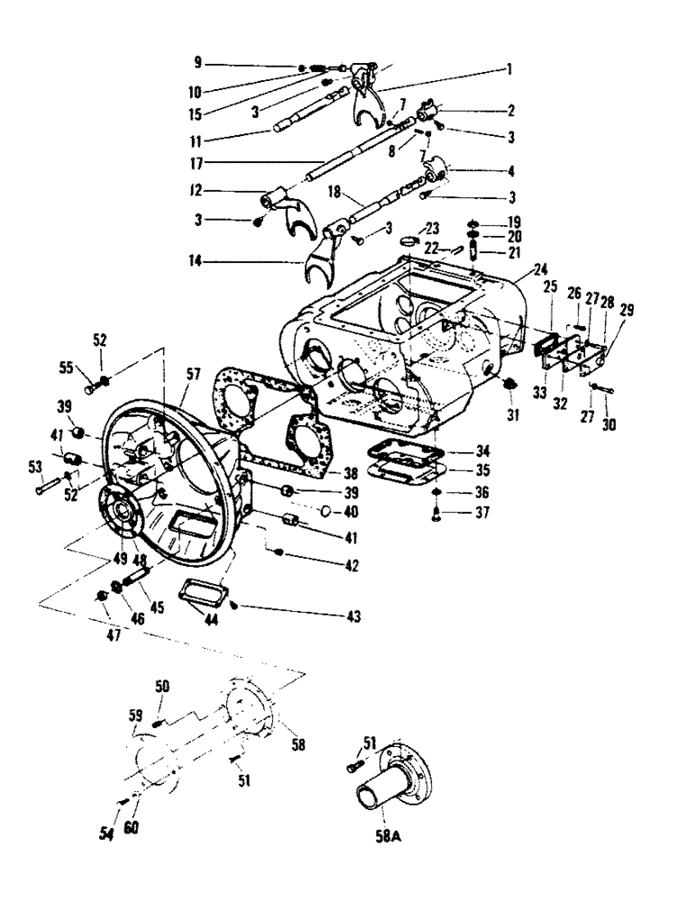 Схема запчастей Case IH STEIGER - (04-12) - MAIN HOUSING - FULLER TRANSMISSION (04) - Drive Train