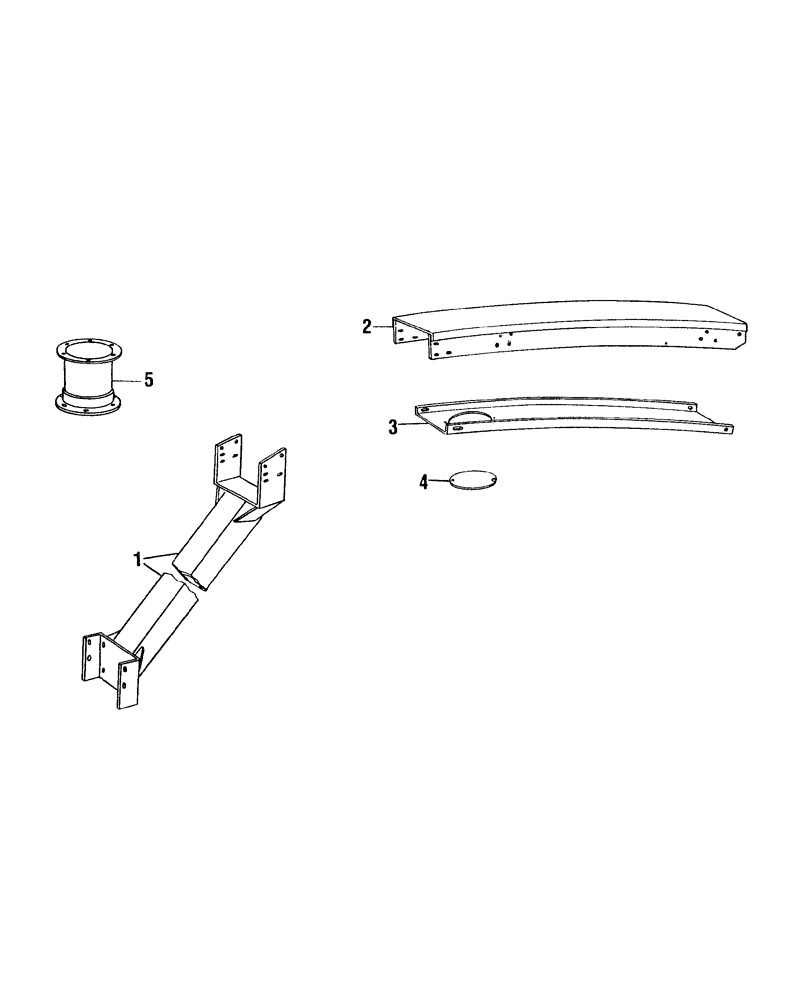 Схема запчастей Case IH FH100 - (019) - VERTICAL & HORIZONTAL SPOUT EXTENSIONS (70) - EJECTION