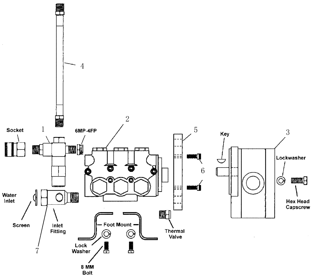 Схема запчастей Case IH FLX810 - (12-002) - PRESSURE WASHER REPAIR PARTS Pressure Washer