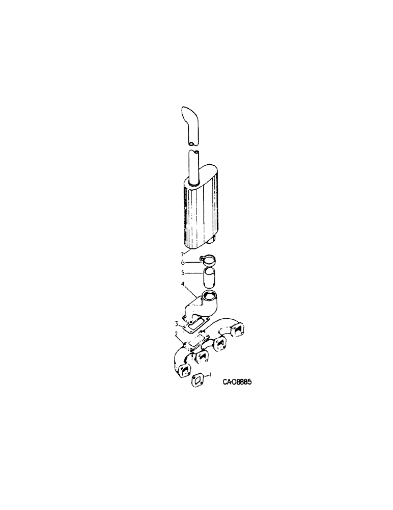 Схема запчастей Case IH 684 - (12-09) - POWER, VERTICAL EXHAUST Power