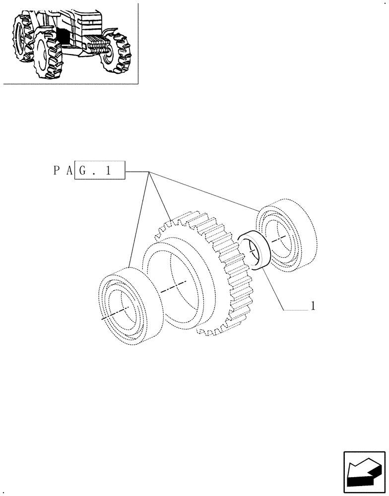 Схема запчастей Case IH MXM130 - (1.32.8[02]) - PUMPS FOR HYDRAULIC SYSTEM AND LIFT (03) - TRANSMISSION