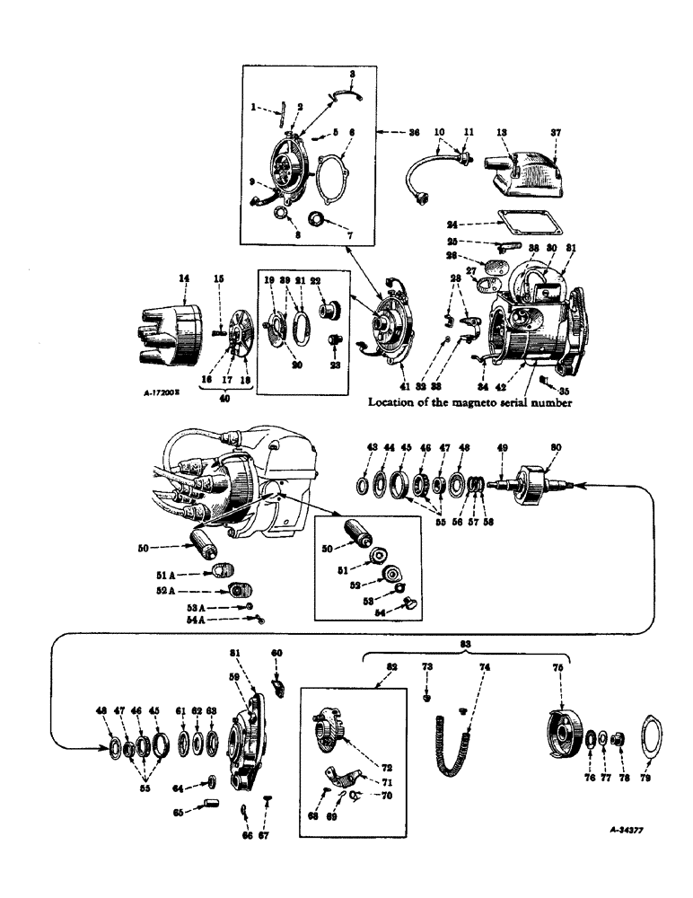 Схема запчастей Case IH SUPER AV - (098) - ELECTICAL SYSTEM, MAGNETO, INTERNATIONAL TYPE H-4, SPECIAL (06) - ELECTRICAL SYSTEMS