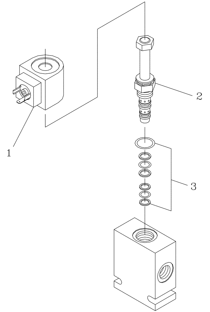 Схема запчастей Case IH 7700 - (B05[14]) - HYDRAULIC SOLENOID VALVE {Failsafe Brakes} Hydraulic Components & Circuits