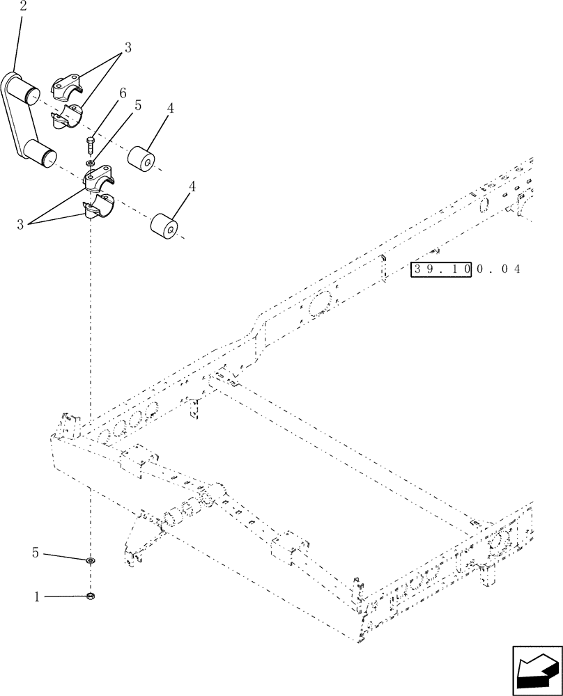 Схема запчастей Case IH 7230 - (74.110.03) - GRAIN PAN DRIVE (74) - CLEANING