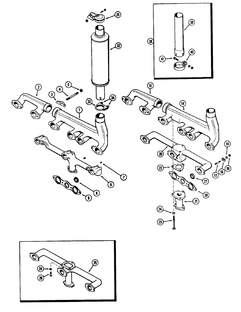 Схема запчастей Case IH 930-SERIES - (029A) - MANIFOLD, (377) SPARK IGNITION ENGINE, L.P. FUEL (02) - ENGINE