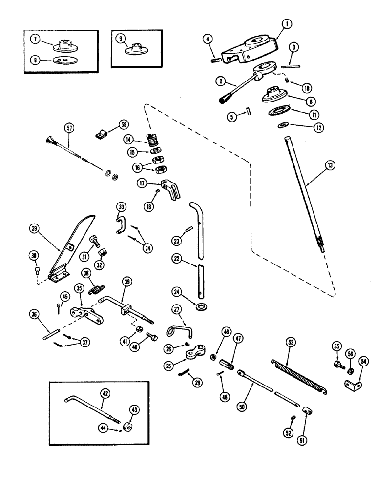 Схема запчастей Case IH 930-SERIES - (052) - THROTTLE LINKAGE, (377) SPARK IGNITION ENGINE (03) - FUEL SYSTEM