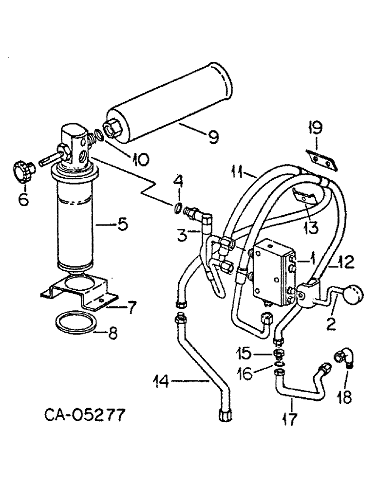 Схема запчастей Case IH 1586 - (10-35) - HYDRAULIC, HYDRAULIC SEAT ATTACHMENT CONNECTIONS (07) - HYDRAULICS