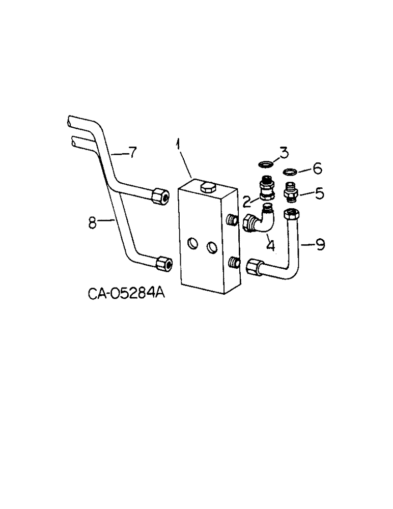 Схема запчастей Case IH HYDRO 186 - (10-50) - HYDRAULIC, ALTERNATING CHECK VALVE CONNECTIONS, TRACTORS W/HI-CLEAR, H186 WITH S/N 11999 AND BELOW (07) - HYDRAULICS