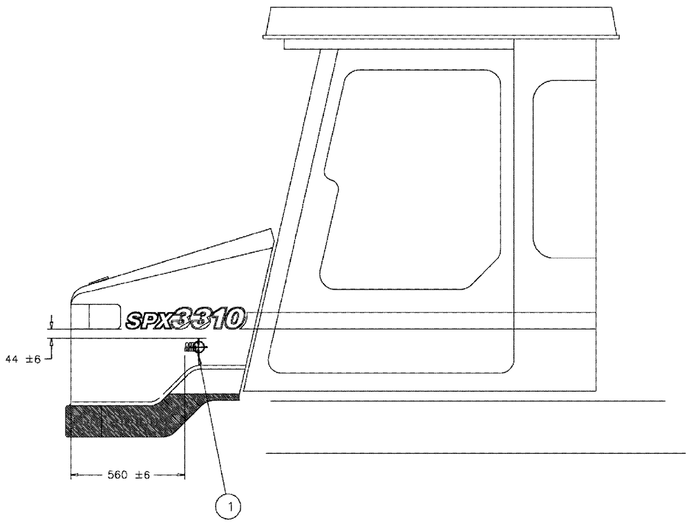 Схема запчастей Case IH SPX3310 - (10-006) - AIM DECAL GROUP (13) - DECALS