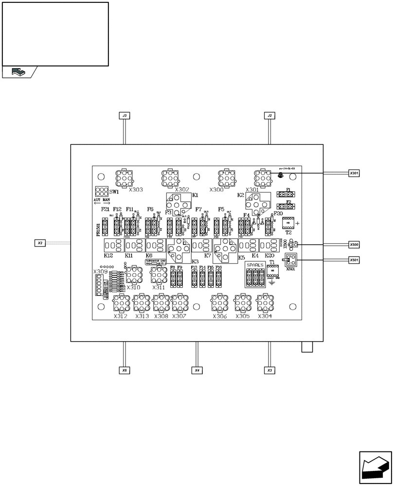 Схема запчастей Case IH LBX322S - (06.76[01]) - CABLE HARNESS : 84448294 - C479 (06) - ELECTRICAL SYSTEMS