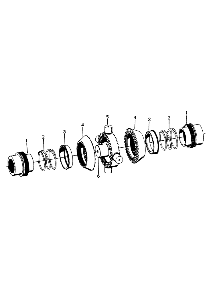 Схема запчастей Case IH KP-525 - (04-22) - NO-SPIN ASSEMBLY (04) - Drive Train