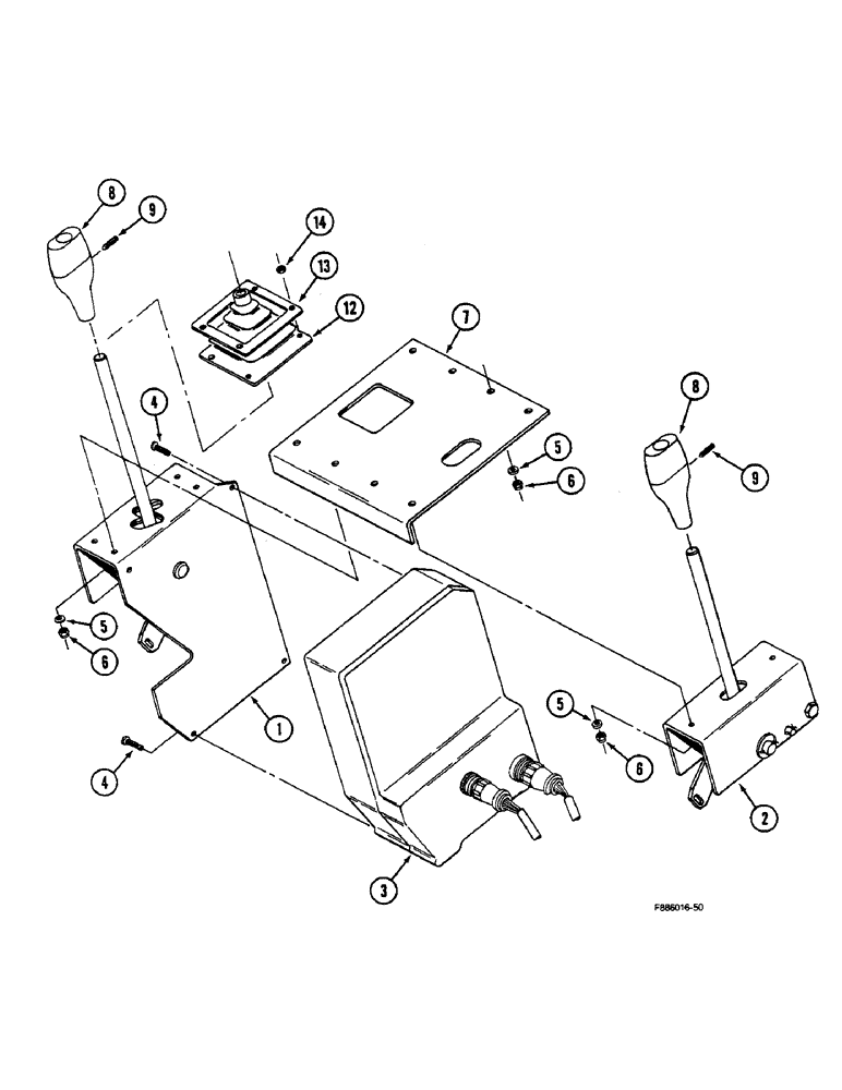 Схема запчастей Case IH STEIGER - (6-32) - TRANSMISSION SHIFT CONTROLS, PRIOR TO P.I.N. JCB0002116 (06) - POWER TRAIN