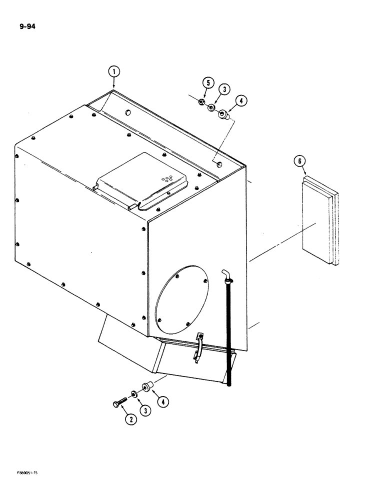 Схема запчастей Case IH STEIGER - (9-094) - AIR CONDITIONER AND HEATER MODULE, CAB (09) - CHASSIS/ATTACHMENTS