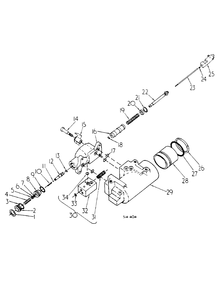 Схема запчастей Case IH 785 - (10-042) - DRAFT CONTROL CYLINDER AND VALVE (07) - HYDRAULICS