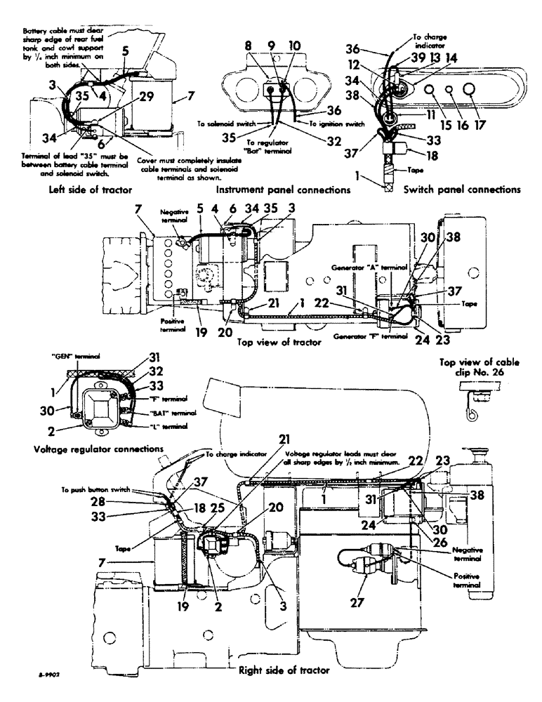 Схема запчастей Case IH 300 - (129) - ELECTRICAL SYSTEM, CARBURETED ENGINE, IGNITION & STARTING SYSTEM, 12 VOLT (06) - ELECTRICAL SYSTEMS