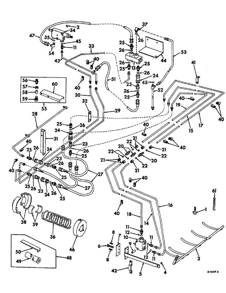 Схема запчастей Case IH 403 - (219) - PLATFORM AUTOMATIC CONTROL ATTACHMENT WITH LOCKOUT VALVE (58) - ATTACHMENTS/HEADERS